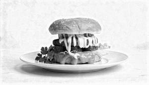 Cheese Melt Rush Burger