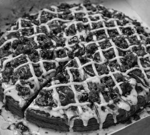 Berry Red Velvet Waffle Cake