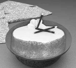 Fresh Cream Red Velvet Cake 1 Kg