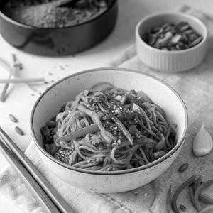 Triple Schezwan Noodles.