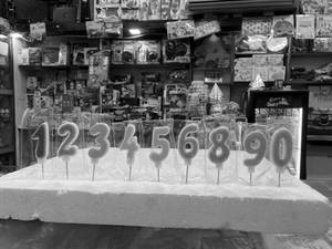 Number candles