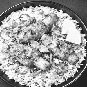 Soya Chaap Dum Biryani