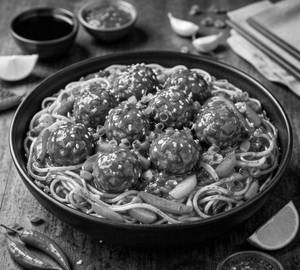 Manchurian with Noodles