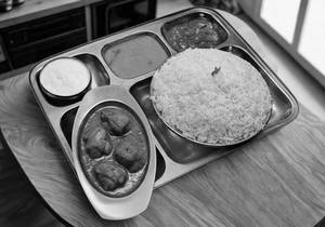 Chicken Curry Thali