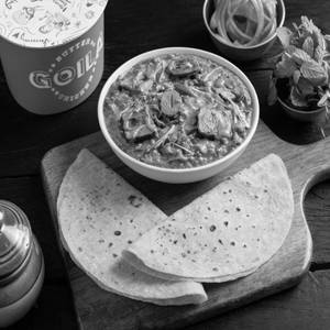 Malai Soya Chaap + 2 Rumali Roti