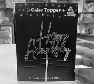 Anniversary topper