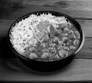 Chhole rice bowl