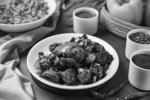 Chilli Mushroom (dry)