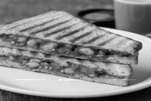 Paneer Masala Cheese Sandwich
