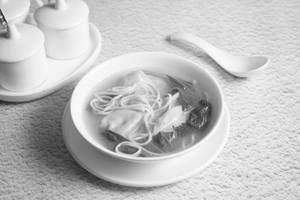 Veg Wonton Noodle Soup