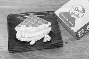 Rasmalai pistachio belgian waffle