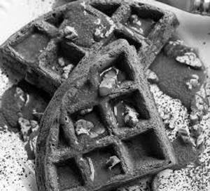 Whiskey chocolate belgian waffle
