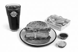 Spicy Paneer Club Burger Meal