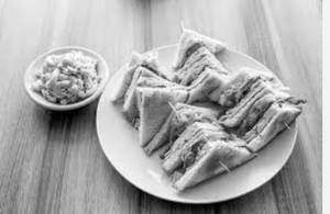 Half Spl. White Pasta With Club Sandwich