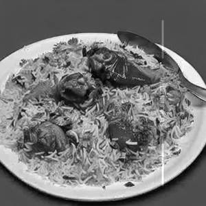 Pure Ghee Basmathi Fish Curry Biryani