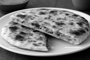Stuffed Onion Kulcha                                  
