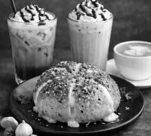 Korean Garlic Bun+ Cold Coffee/Hot Coffee/Milkshake
