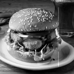Barbeque Paneer Burger