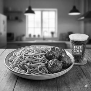 Veg Noodles with Veg Manchurian