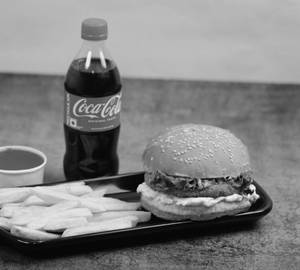Veg Snakker Burger Meal