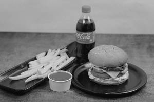 Cheesy Burger Meal