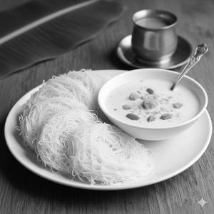 Idiyappam with milk
