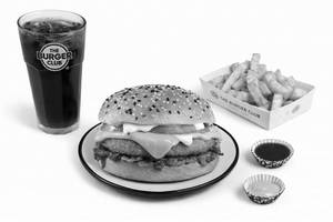 Chicken Cheese Club Burger Meal