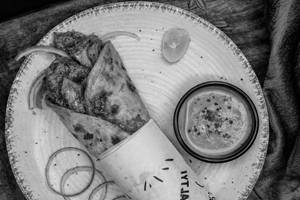 Masala Chaap Kathi Roll