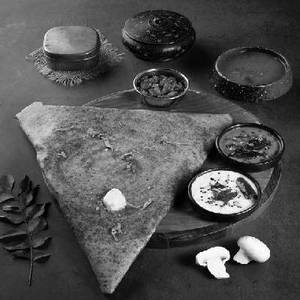 Mushroom Masala Dosa