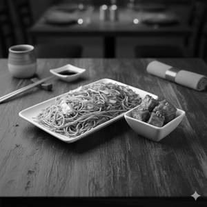 Veg Noodles +  Paneer Chilli [H] Serve 1