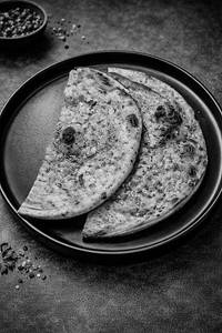 Red Chilli Onion Parantha
