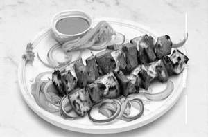 Paneer Basil Tikka