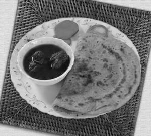 Paratha Chicken Curry