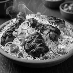 Bbq Chicken Briyani