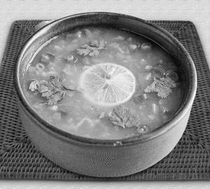 Lemon coriander soup