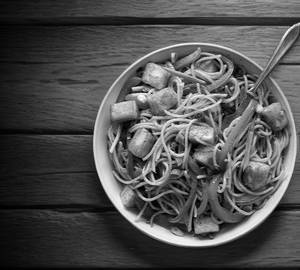 Paneer noodles