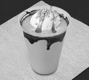 Choco caramel shake