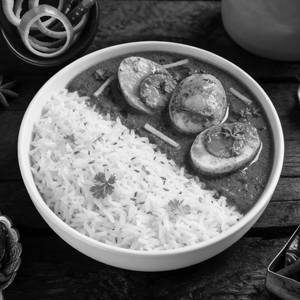 Desi Egg Curry Rice Bowl [Serve 1]
