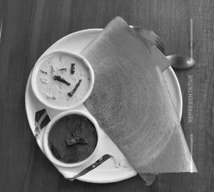 Carrot Onion Ghee Dosa