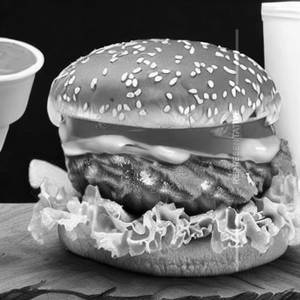 Grill Chicken Bbq Double Patty Burger