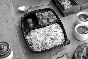 Veg Fried Rice With Dragon  Paneer Combo