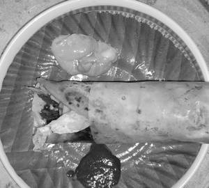 Egg chicken roll