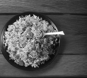 Veg mushroom biryani [full]