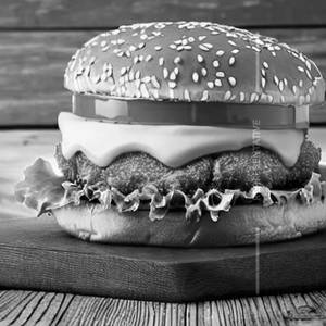 Grill Chicken Double Patty Burger