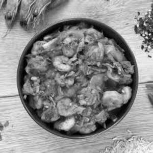 Prawns ginger masala
