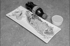 Chaap Tikka Roll with Coke Soft Beverage [200 ml]