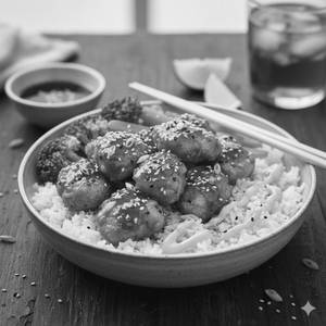 Black Pepper Honey Chicken Rice Bowl