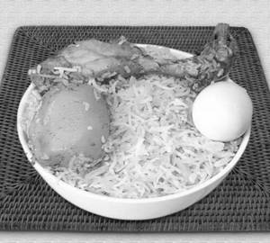 Chicken egg biryani