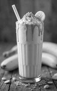 Butterscotch Banana Shakes