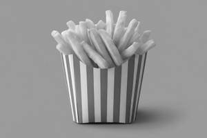 Salted french fries